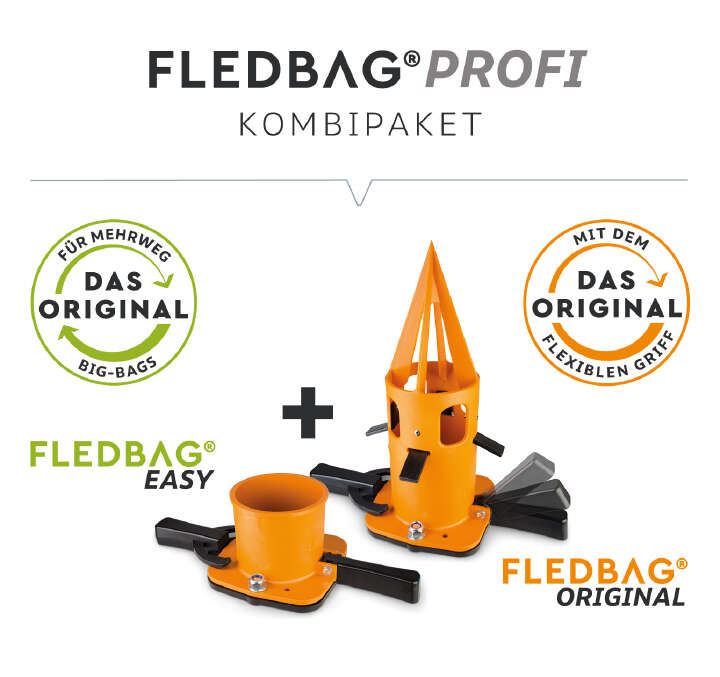 FLEDBAG Fledbag Profi Kombipaket 1 x Original + 1 x Easy